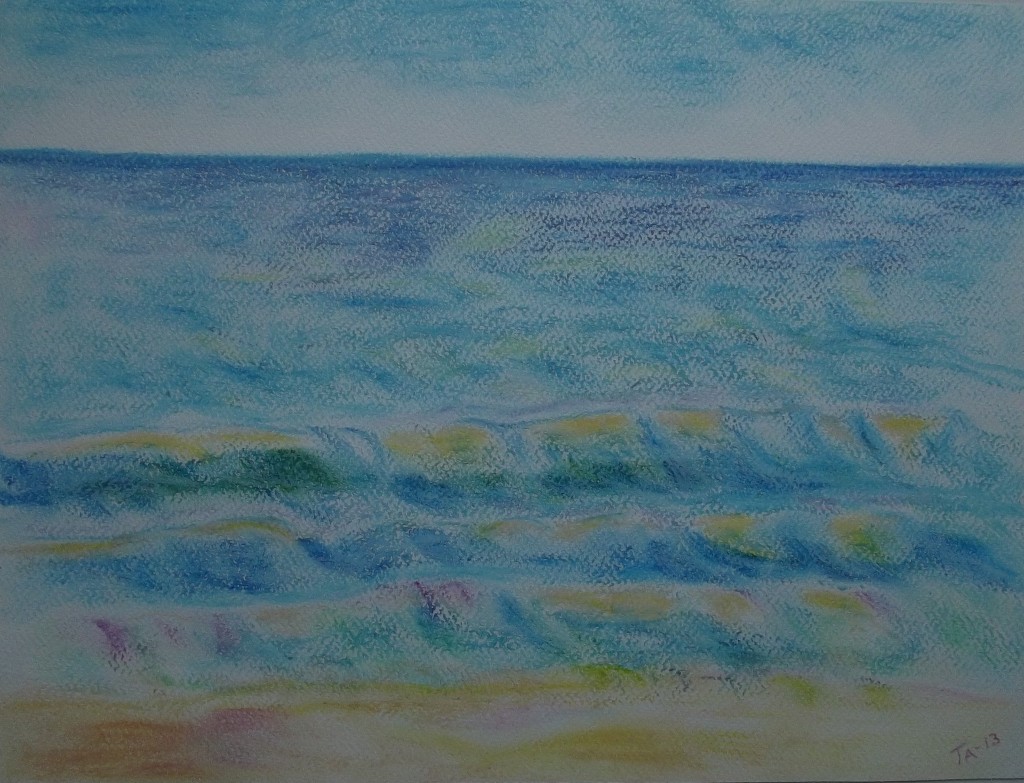 Ocean, painting by Taruna