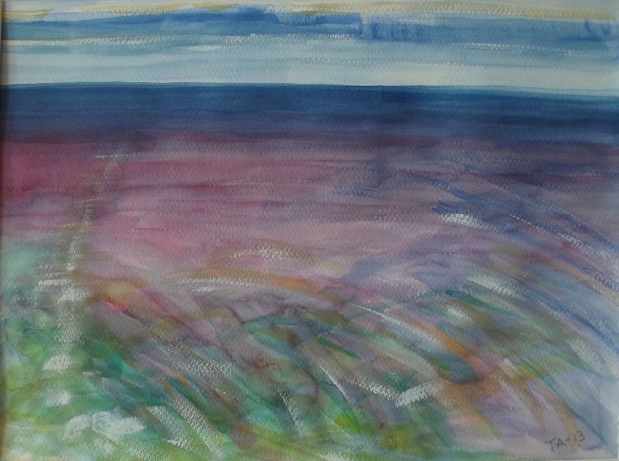 Sea, painting by Taruna