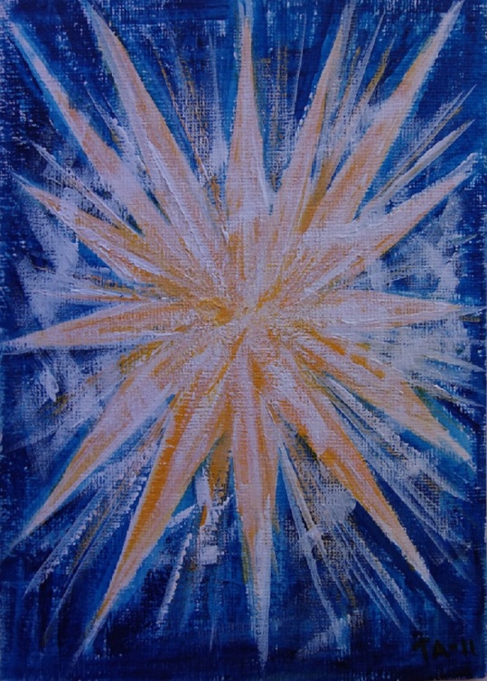 The Morning star, painting by TarunaOLYMPUS DIGITAL CAMERA